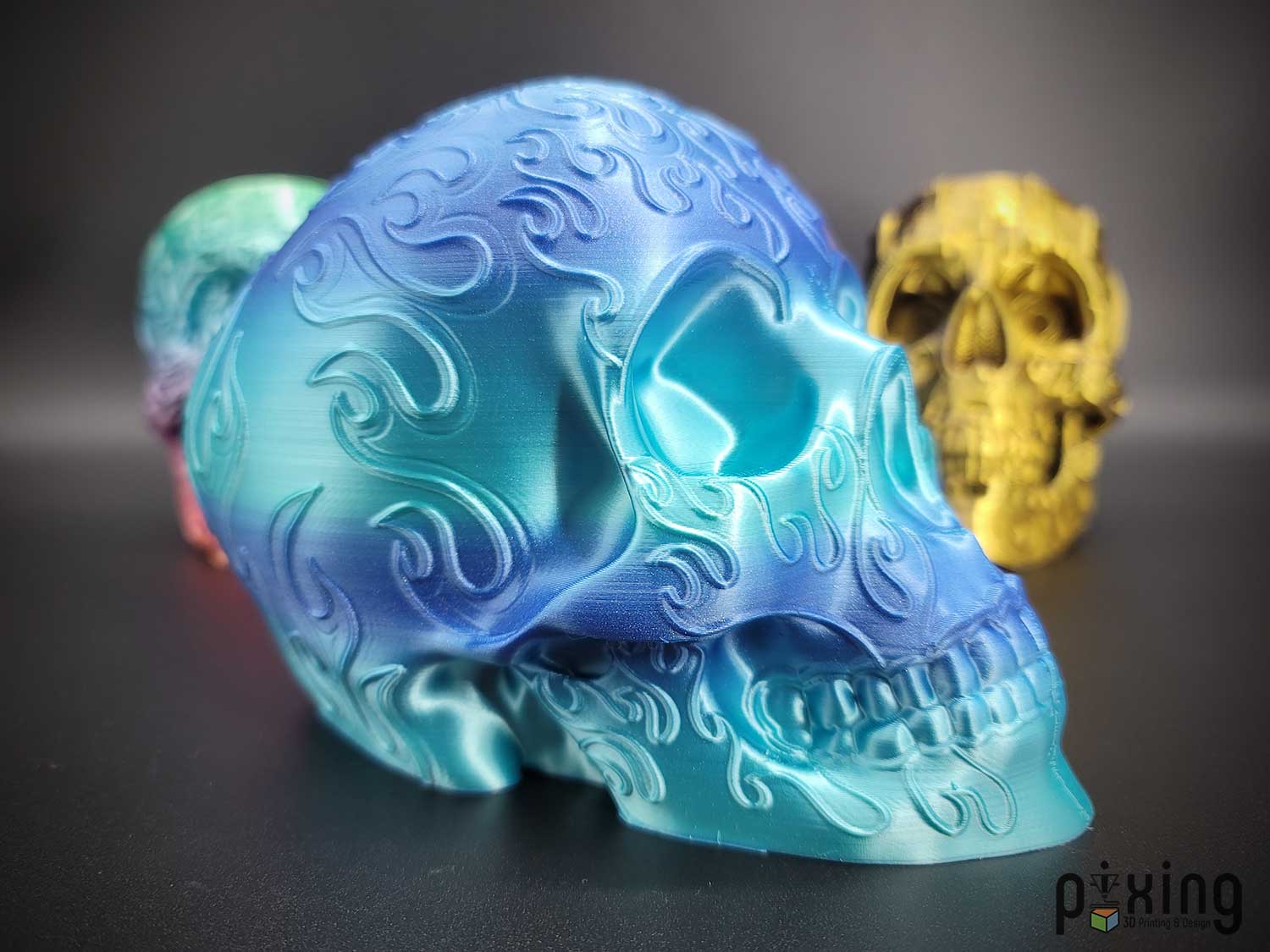Flame-Skull