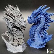 Crystal Dragon Bust