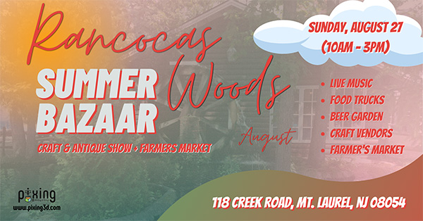 Rancocas Woods Sunday Summer Bazaar - August Craft & Antique Show