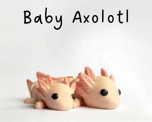 Mini Axolotl Flexi Animal