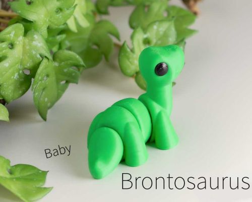 Mini Brontosaurus Flexi Animal
