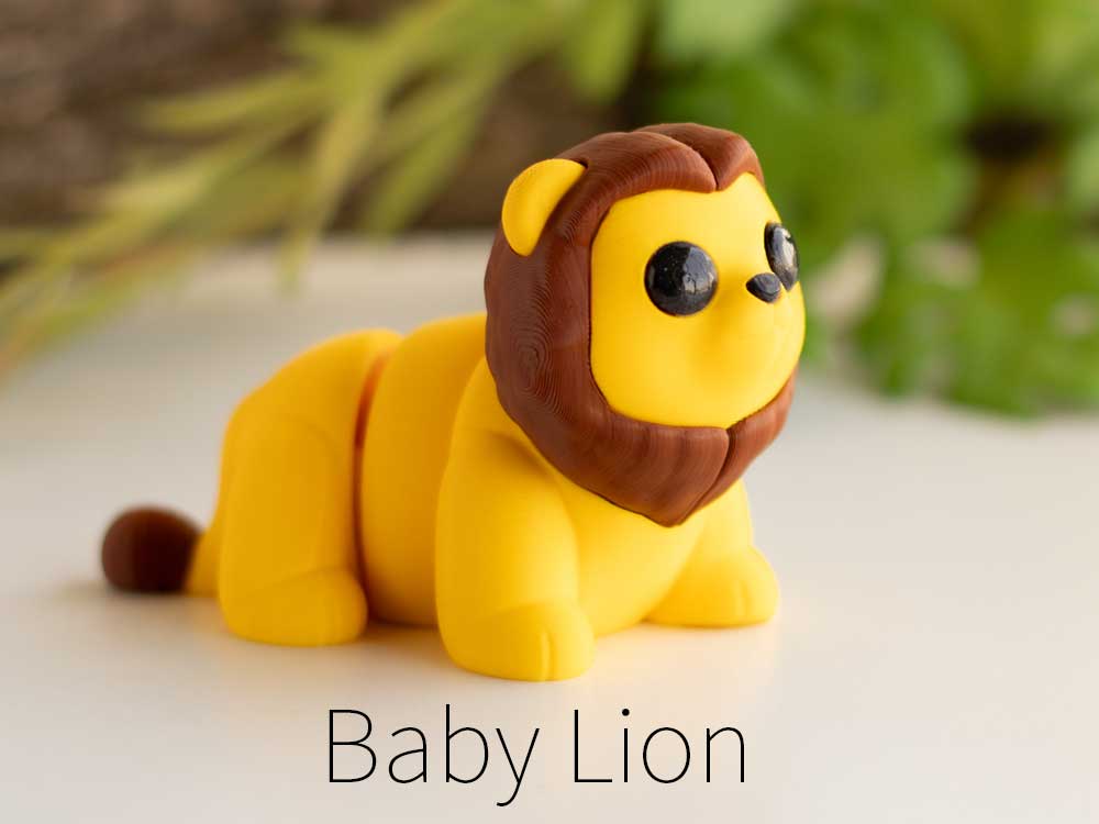 Mini Lion Flexi Animal