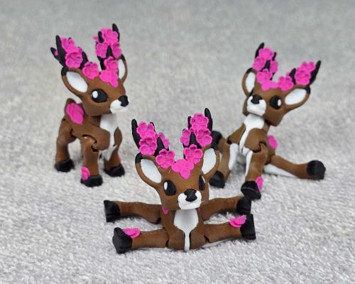 Cherry Blossom Deer Little