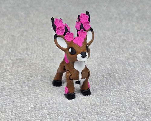 Cherry Blossom Deer Little