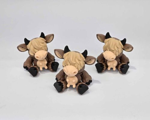 Baby Highland Cow Little