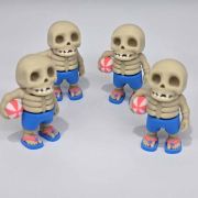 Beach Bum Skeleton Little