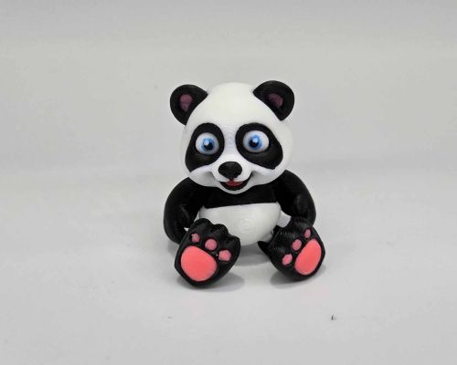Panda Bear Sitting Little