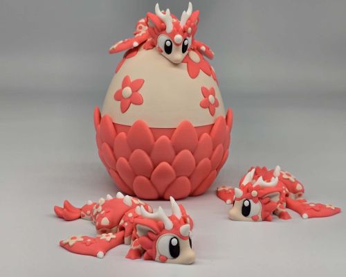 Baby Cherry Blossom Dragon Egg Playset