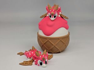 Baby Ice Cream Cone Dragon Egg Playset