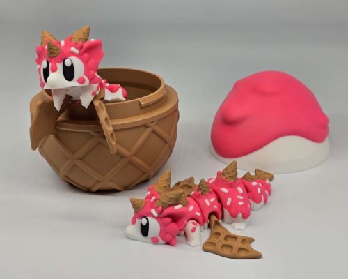 Baby Ice Cream Cone Dragon Egg Playset