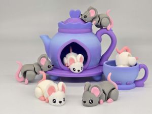 Mice Tea Pot Playset