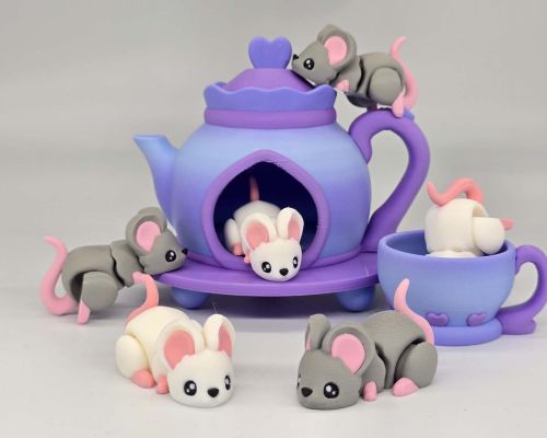 Mice Tea Pot Playset