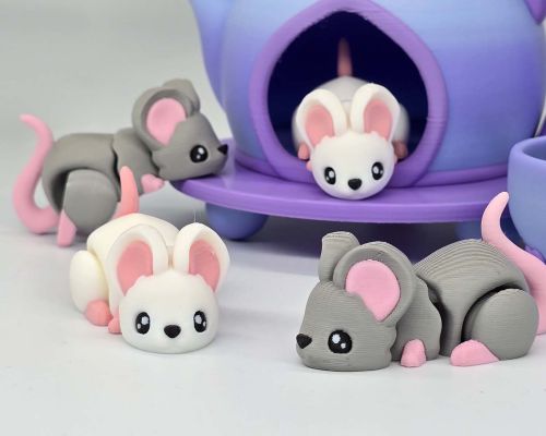 Mice Tea Pot Playset